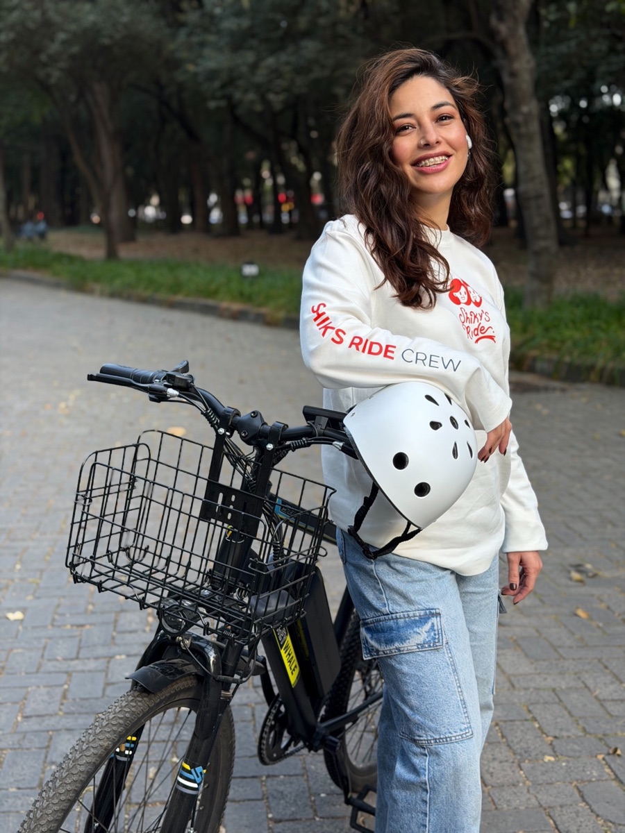 Carla with a Shiky’s Ride electric bike
